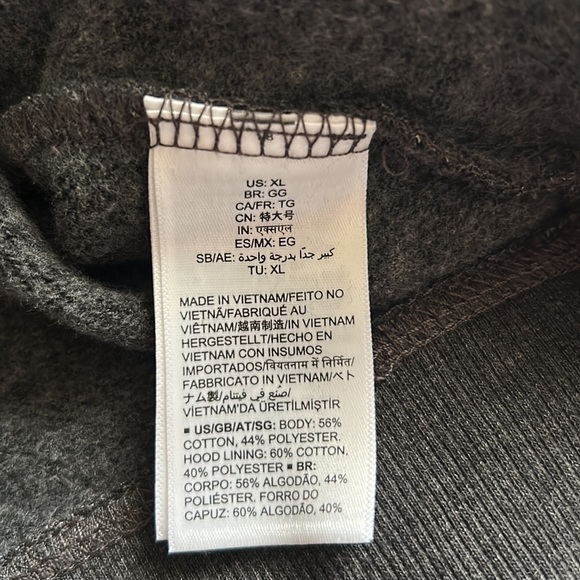 Amazon Essentials Dark Gray Hoodie, Size XL - Picture 3 of 5